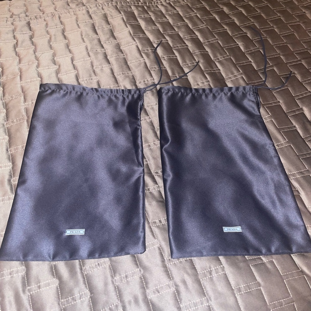 Prada silk dust bags - set of 2 - Picture 2 of 6